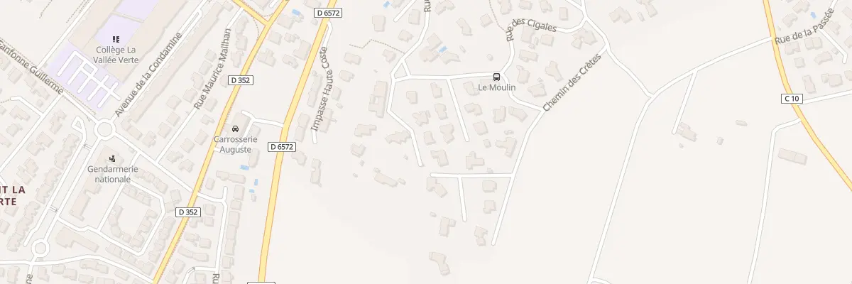 Plan du 411 Rue Louis Braille à Vauvert