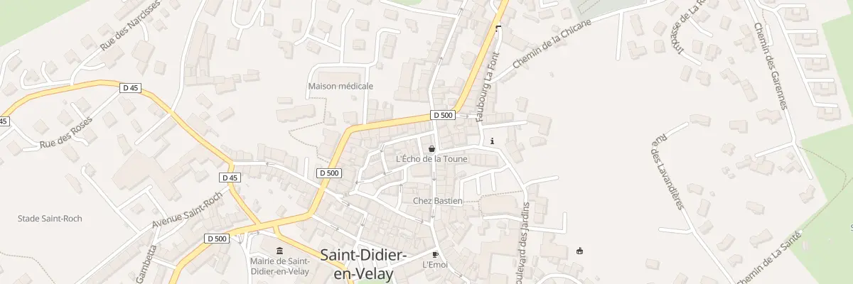 Plan du 3 Rue du Repos à Saint-Didier-en-Velay