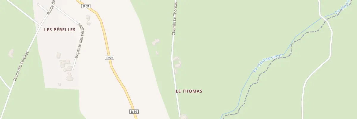 Plan du 355 Che le Thomas à Rozier-en-Donzy