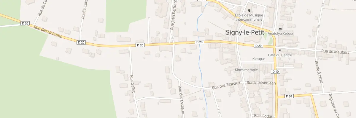 Plan du 1 Rue des Esseaux à Signy-le-Petit