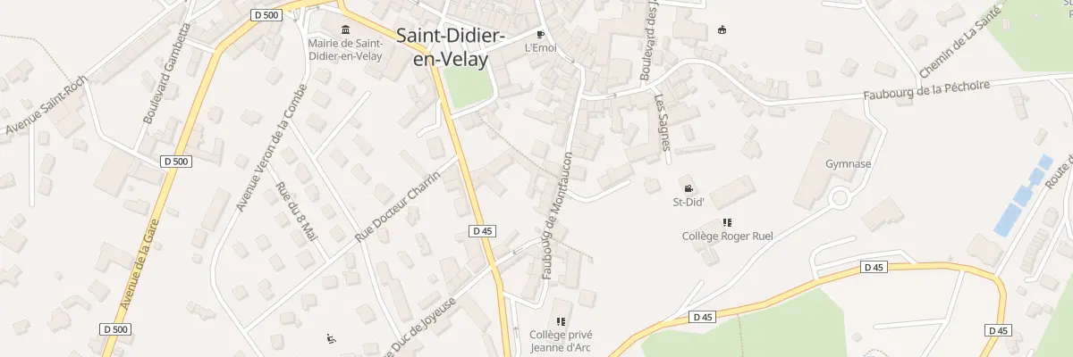 Plan du 6 Bd des Passementiers à Saint-Didier-en-Velay