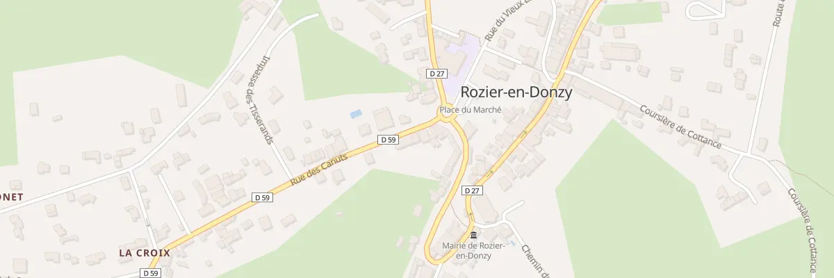 Plan du 35 Rue des Canuts à Rozier-en-Donzy