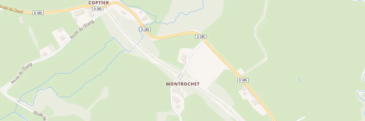 Plan du 60 Imp de Montrocher à Dyo