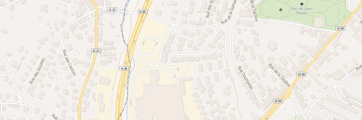 Plan du 26 All du Domaine de la Gampille à Firminy