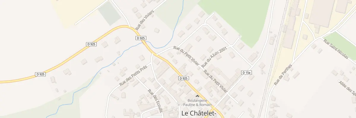 Plan du 22 Rue des Remparts au Châtelet-sur-Retourne