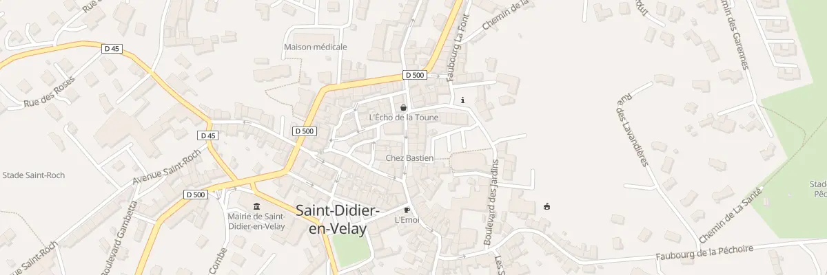Plan du 8 Rue de la République à Saint-Didier-en-Velay