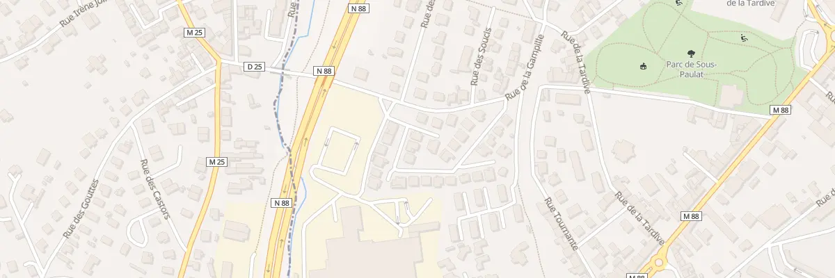 Plan du 17 All du Domaine de la Gampille à Firminy