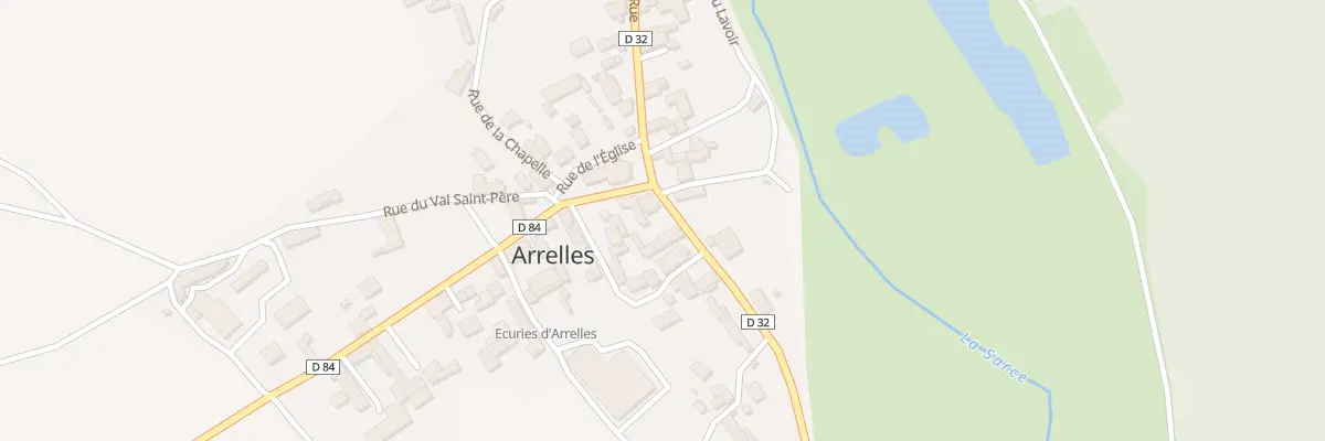 Plan du 13 Rue Grande Rue à Arrelles
