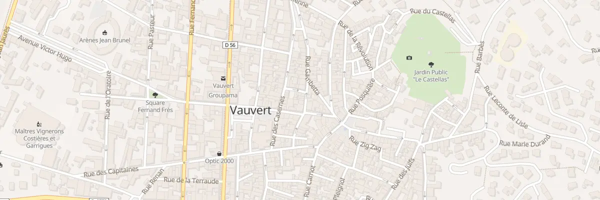 Plan du 73 Rue Mercat Viel à Vauvert