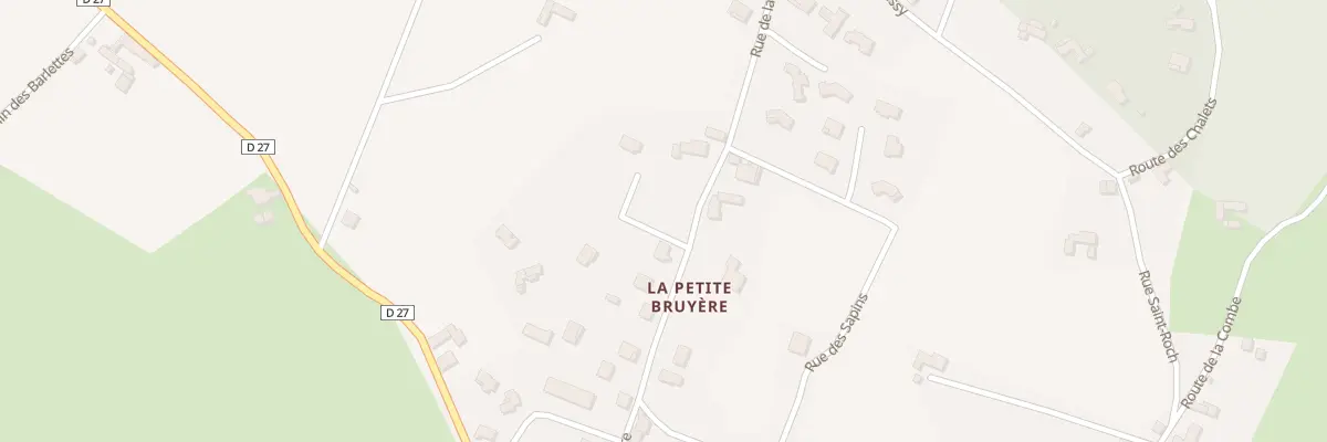 Plan du 327 Rue de la Petite Bruyere à Rozier-en-Donzy