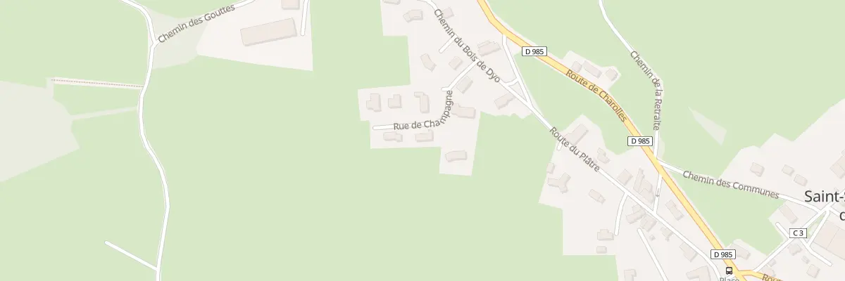 Plan du 111 Rue de Champagne à Saint-Symphorien-des-Bois