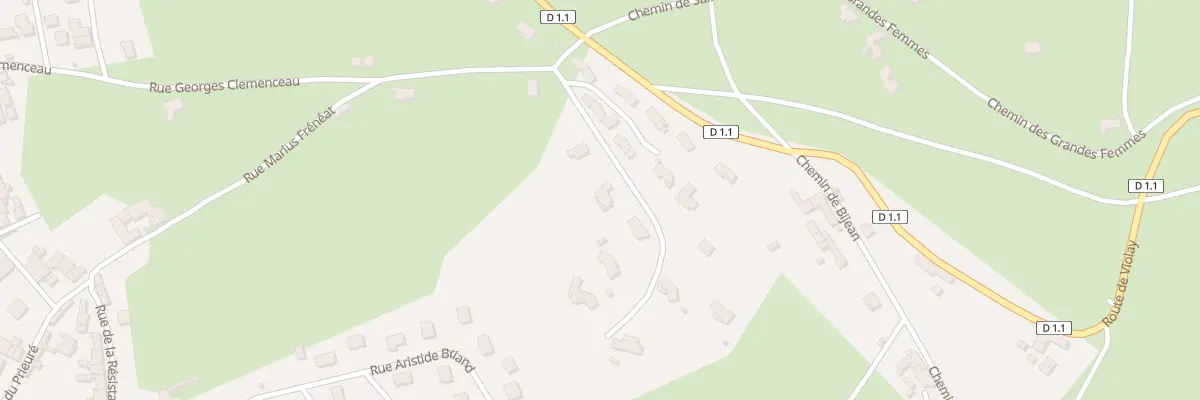 Plan du 118 All des Combes à Bussières