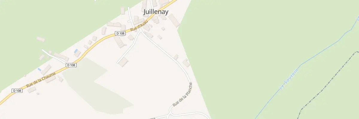Plan du 7 Rue de la Planche à Juillenay