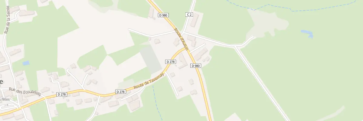 Plan du 2690 Rte d’Autun à Reclesne