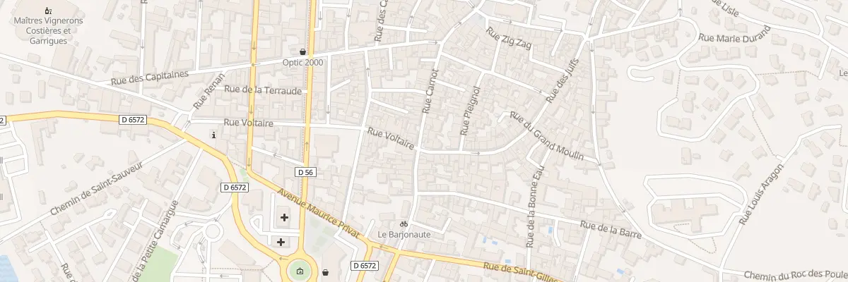 Plan du 161 Rue Carnot à Vauvert