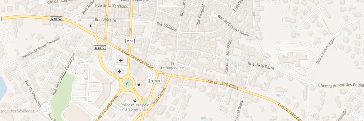 Plan du 257 Rue Carnot à Vauvert