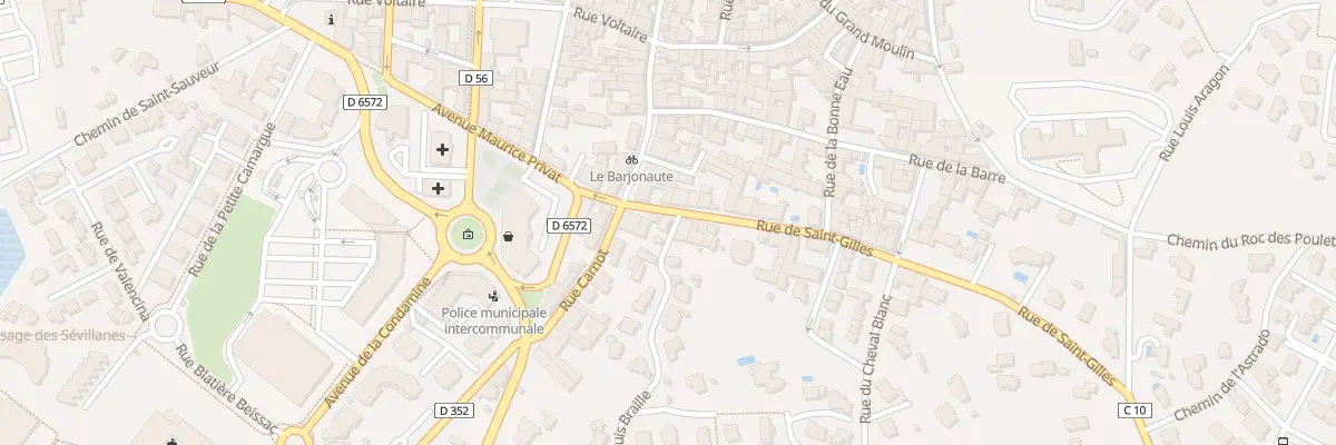 Plan du 68 Rue de Saint Gilles à Vauvert
