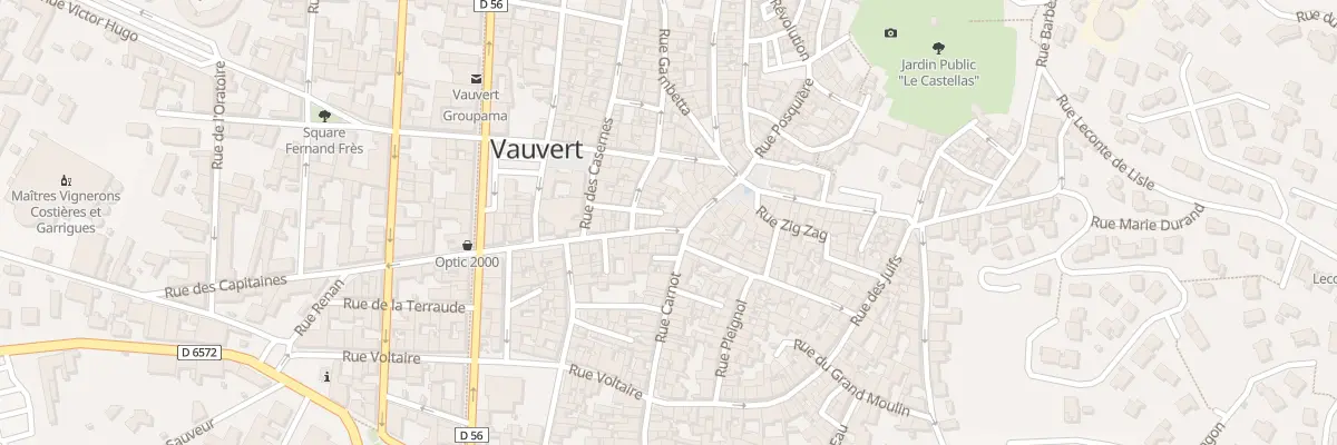 Plan du 62 Rle du Temple à Vauvert