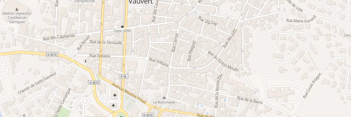 Plan du 149 Rue Carnot à Vauvert