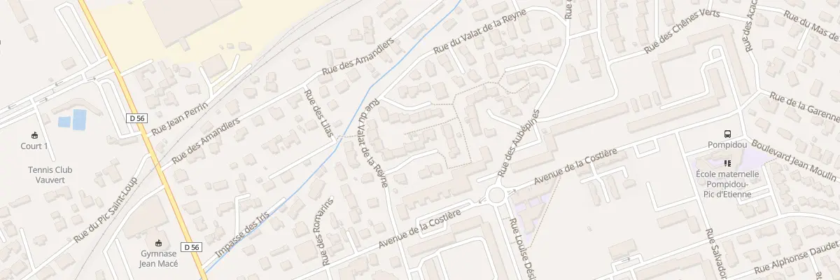 Plan du 5 Imp de la Reyne à Vauvert