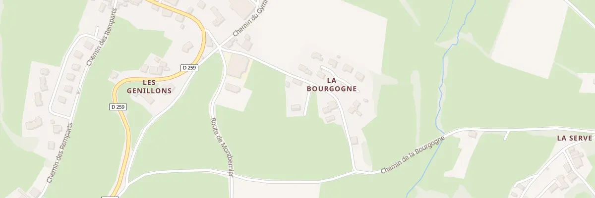 Plan du 168 Che de la Bourgogne à Coublanc