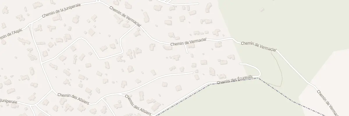 Plan du 620 Che de Vermaciel à Caveirac