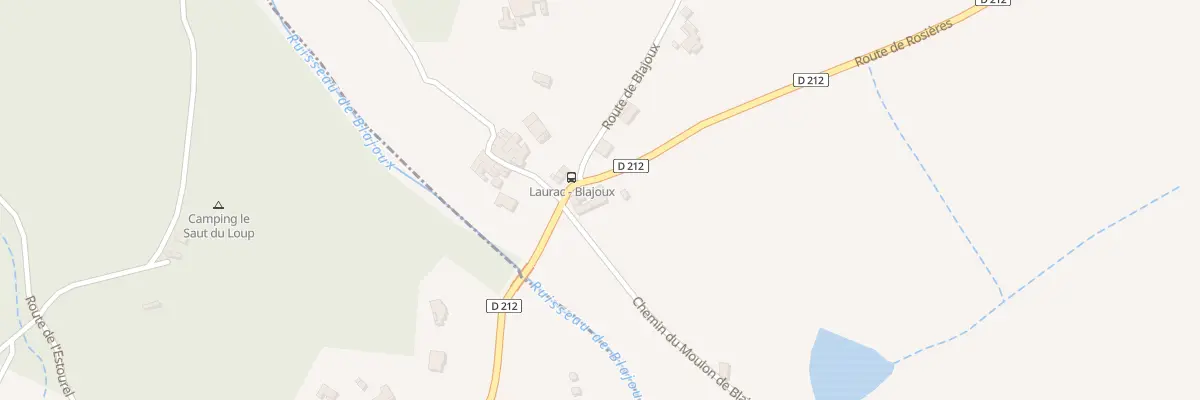 Plan du 1455 Rte de Rosieres à Laurac-en-Vivarais