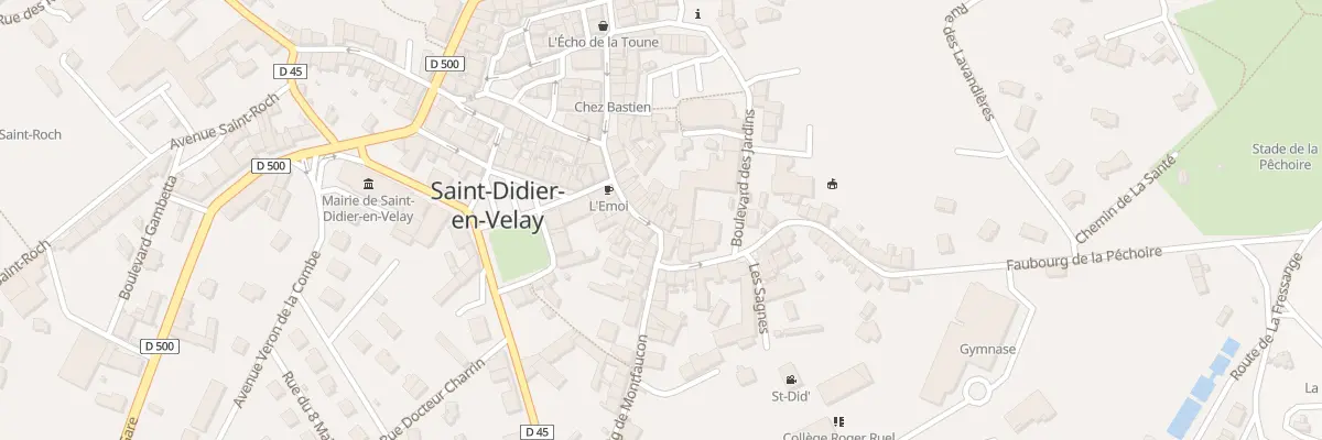 Plan du 6 Rue de l’Hotel de Ville à Saint-Didier-en-Velay