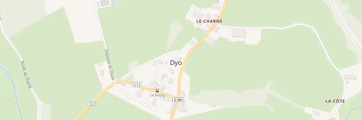 Plan du 28 Imp de la Poste à Dyo