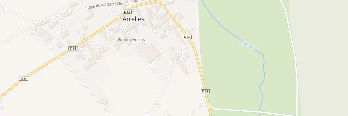 Plan du 3 Rue des Farinettes à Arrelles