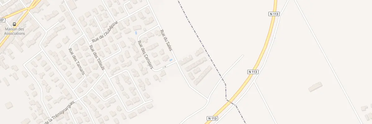 Plan du 43B Rue du Sales à Uchaud