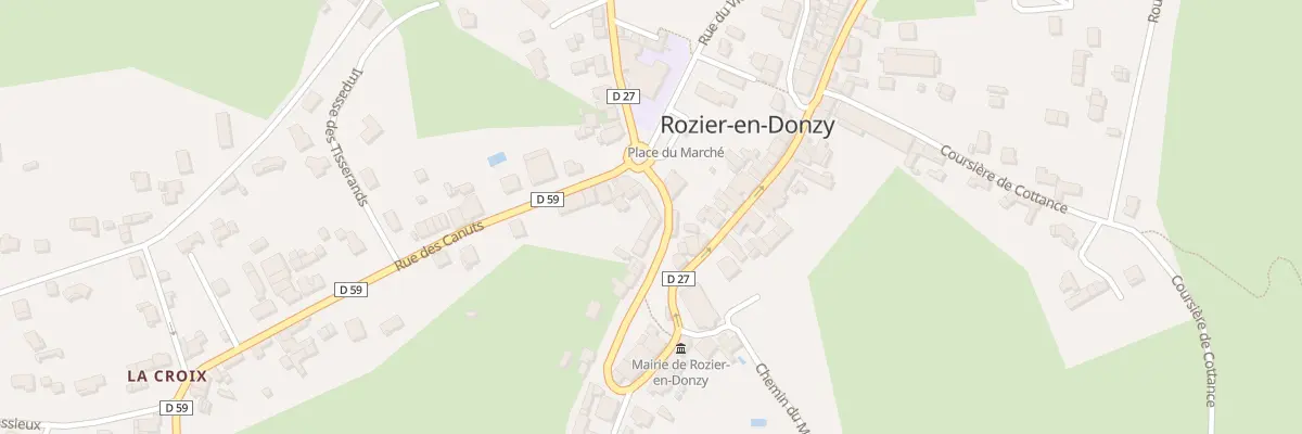Plan du 151 Rue de la Font Barry à Rozier-en-Donzy