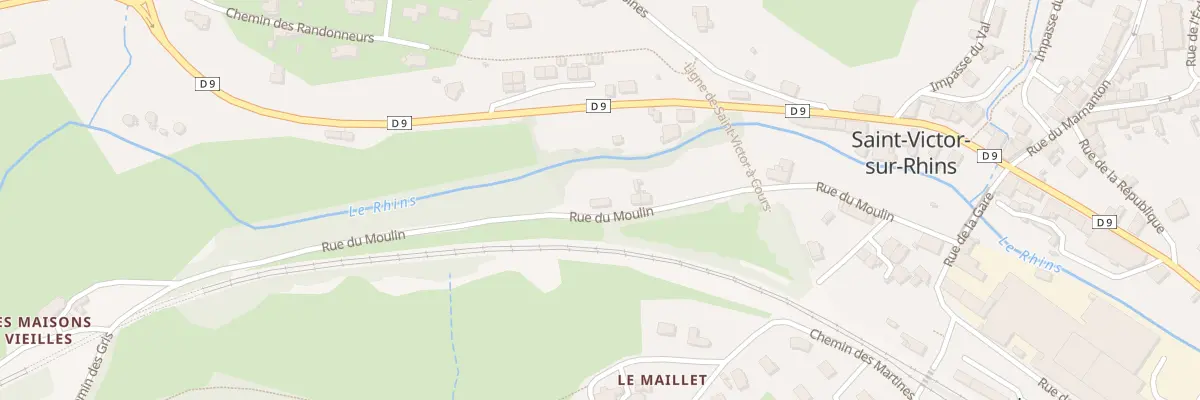 Plan du 330 Rue du Moulin à Saint-Victor-sur-Rhins