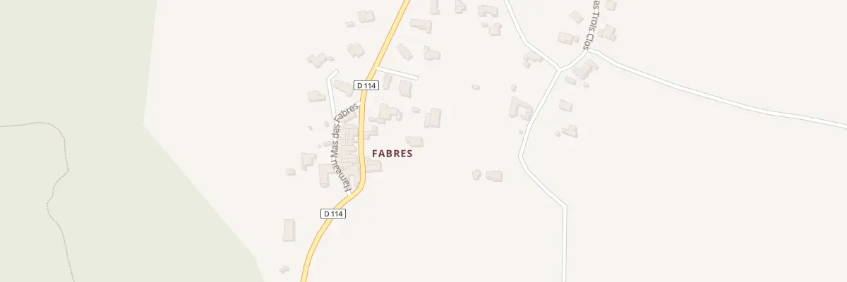 Plan du 5105 Hameau des Fabres à Baron