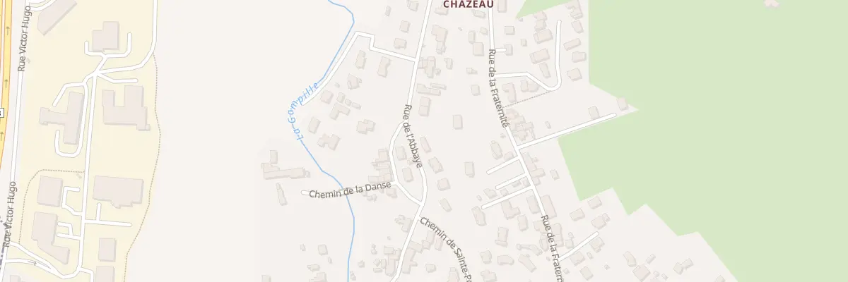 Plan du 28 Rue de l’Abbaye à Firminy