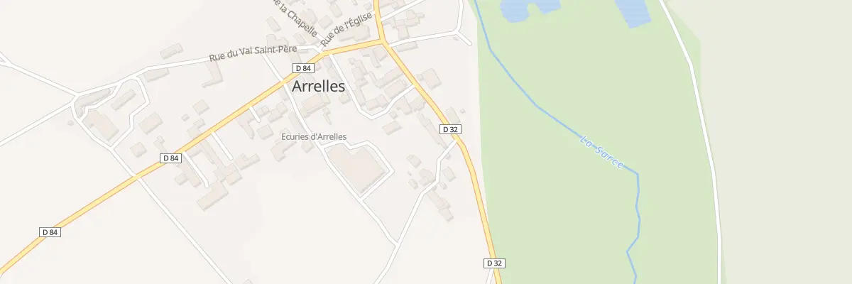 Plan du 25 Rue Grande Rue à Arrelles