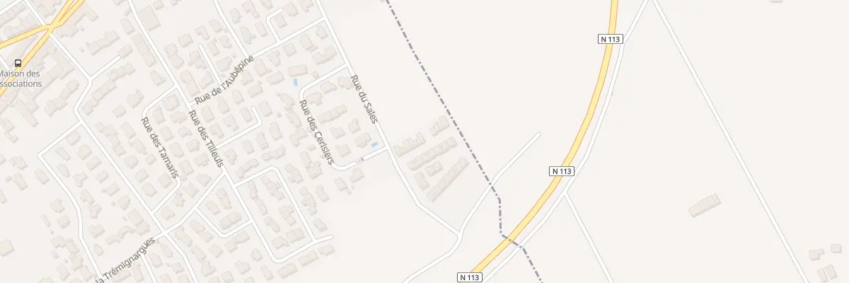 Plan du 43D Rue du Sales à Uchaud