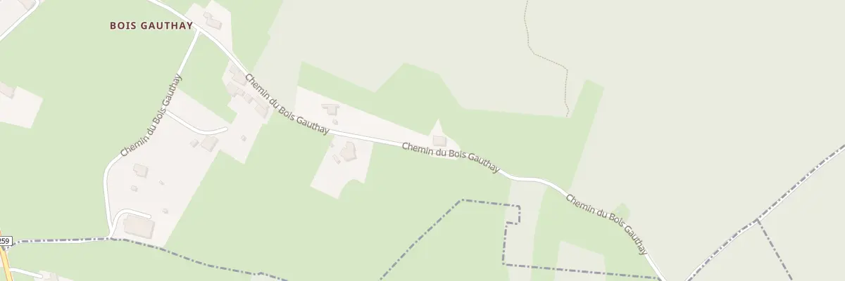 Plan du 923 Che du Bois Gauthay à Coublanc