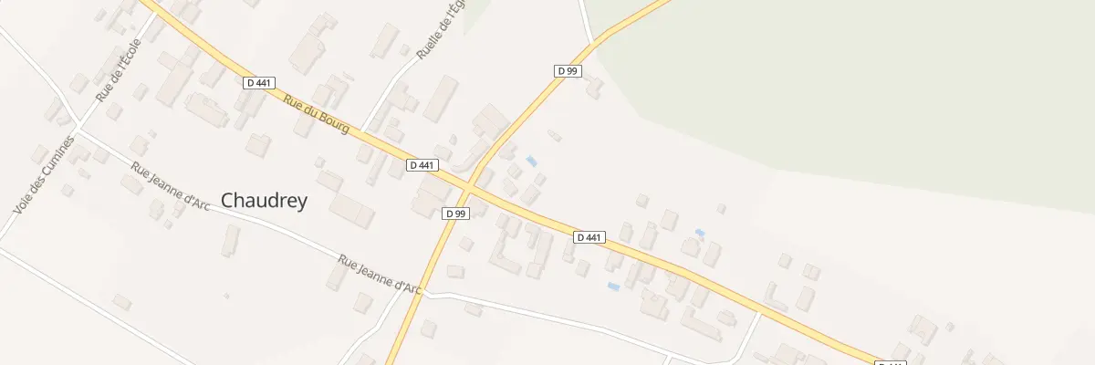 Plan du 3 Rue de Brienne à Chaudrey