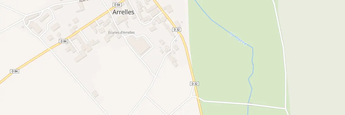 Plan du 4 Rue des Farinettes à Arrelles