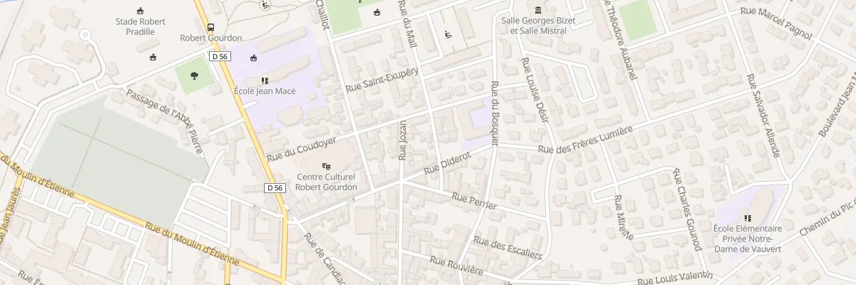 Plan du 65 Rue du Mail à Vauvert