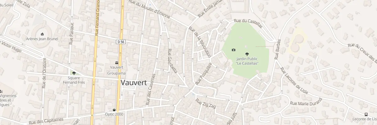 Plan du 60 Rue Emile Jamais à Vauvert