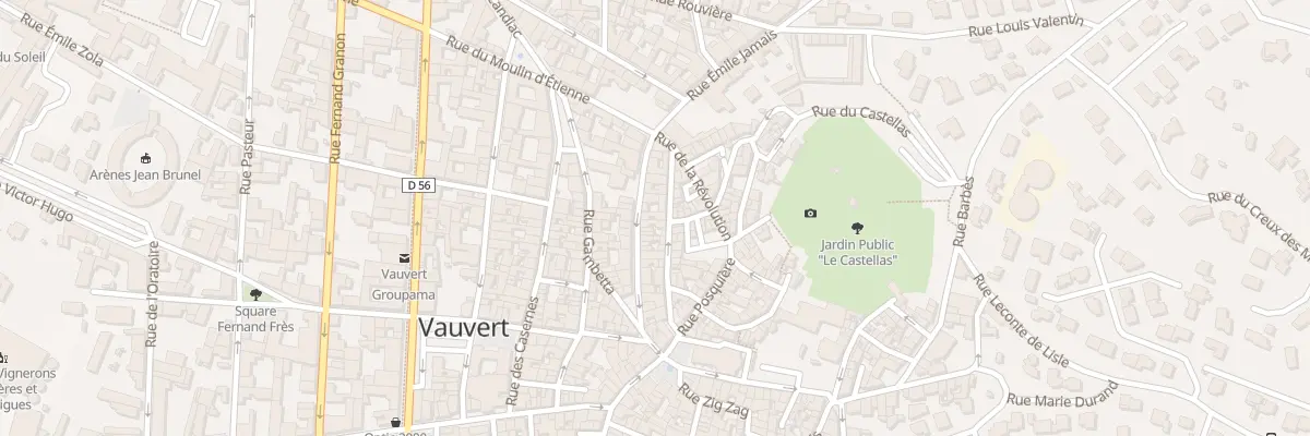 Plan du 90 Rue Emile Jamais à Vauvert