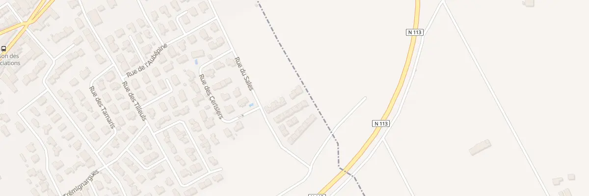 Plan du 43E Rue du Sales à Uchaud