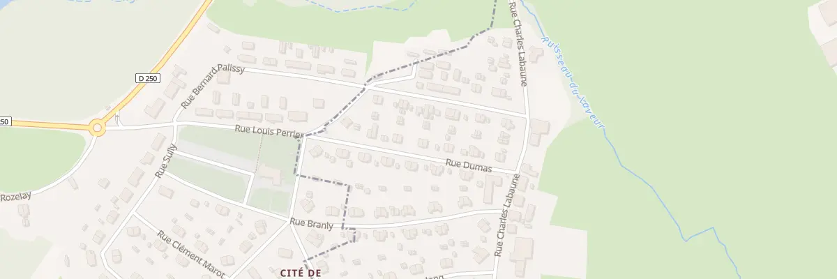 Plan du 8A Rue Dumas à Ciry-le-Noble