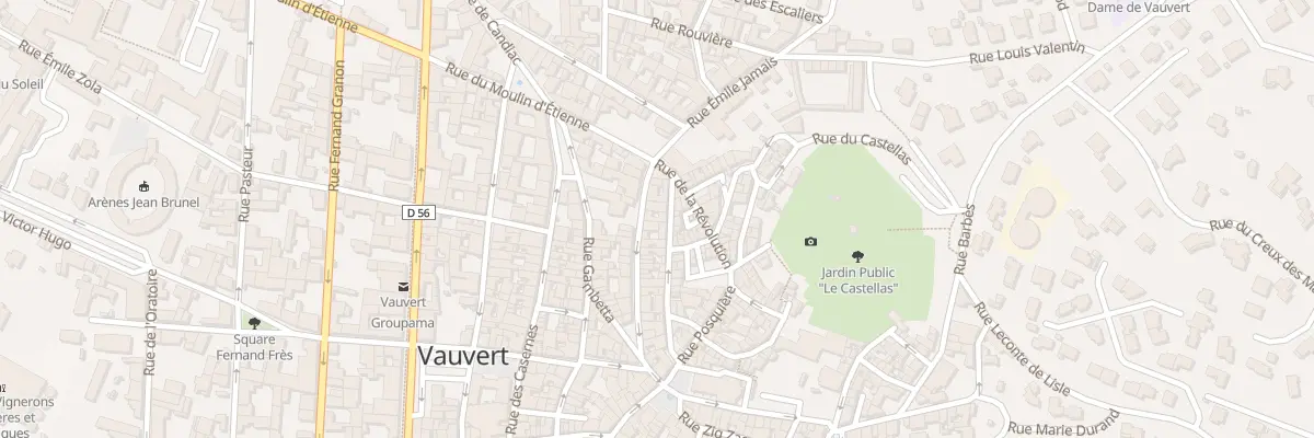 Plan du 108 Rue Emile Jamais à Vauvert