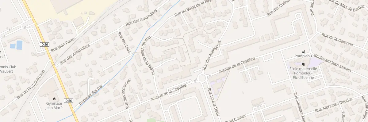 Plan du 13 Imp de la Reyne à Vauvert