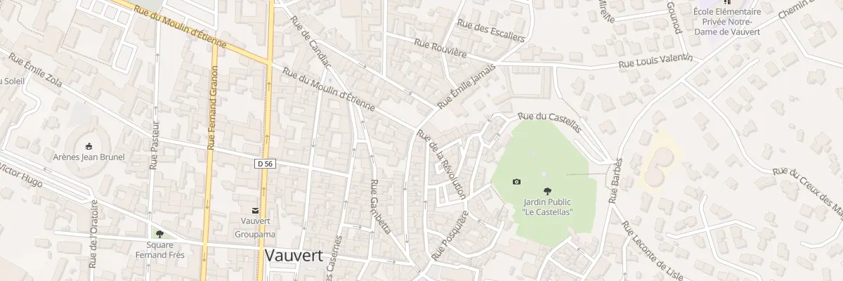 Plan du 148 Rue Emile Jamais à Vauvert