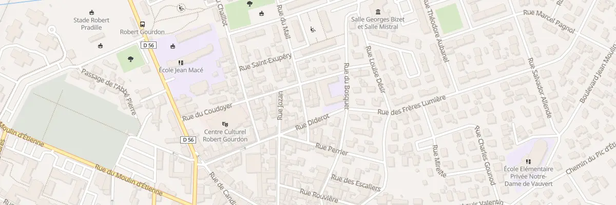 Plan du 66 Rue du Mail à Vauvert