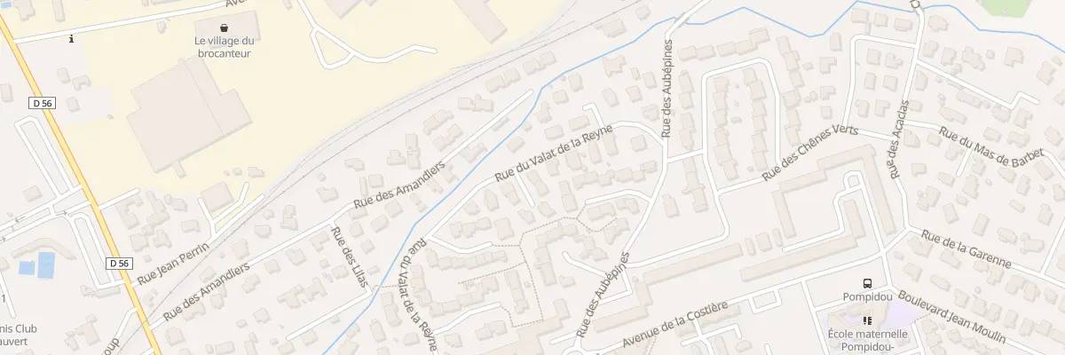 Plan du 20 Rue du Valat de la Reyne à Vauvert